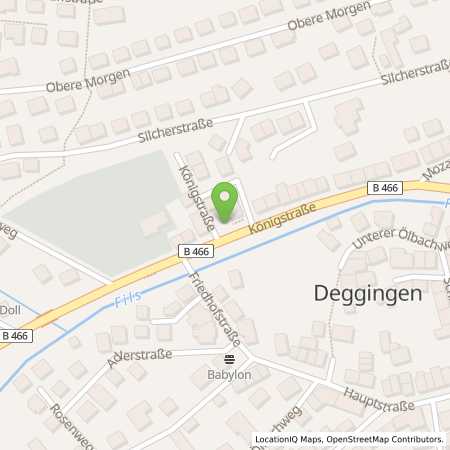 Standortübersicht der Benzin-Super-Diesel Tankstelle: TotalEnergies Deggingen in 73326, Deggingen