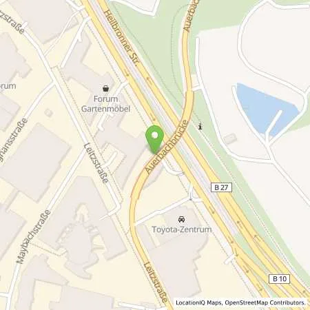 Standortübersicht der Tankstelle Aral Tankstelle in 70469 Stuttgart