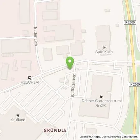 Standortübersicht der Tankstelle Supermarkt-Tankstelle SCHWAEBISCH HALL RAIFFEISENSTR. 24 in 74523 SCHWAEBISCH HALL