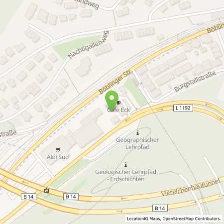 Standortübersicht der Tankstelle Shell Stuttgart Burgstallstr. 122 in 70199 Stuttgart