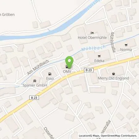 Standortübersicht der Tankstelle Garmisch-Partenkirchen Zugspitzstrasse 42 in 82467 Garmisch-Partenkirchen