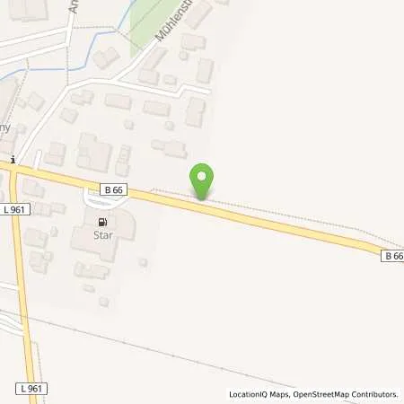 Standortübersicht der Tankstelle star Tankstelle in 32694 Dörentrup