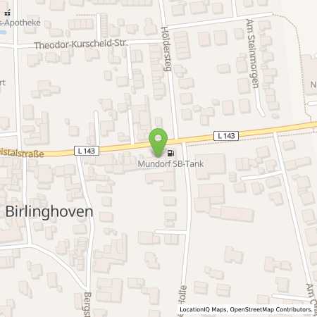 Standortübersicht der Benzin-Super-Diesel Tankstelle: Sankt Augustin Birlinghoven in 53757, Sankt Augustin-Birlinghoven 