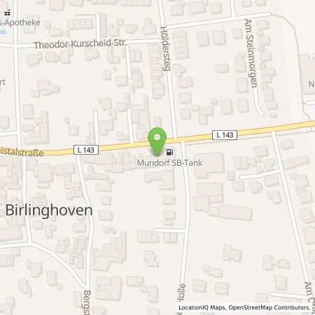 Standortübersicht der Tankstelle Sankt Augustin Birlinghoven in 53757 Sankt Augustin (Birlinghoven)