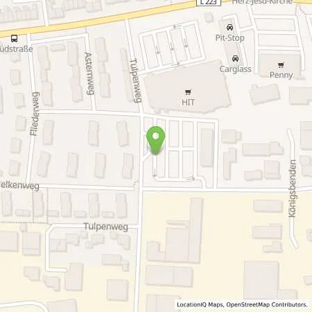 Standortübersicht der Tankstelle SB-Tank am HIT in 52249 Eschweiler