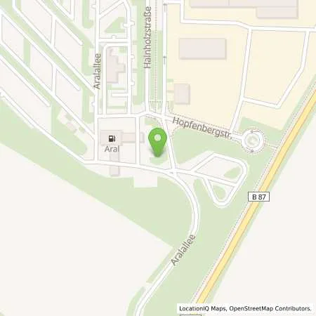 Standortübersicht der Tankstelle Aral Tankstelle in 99441 Mellingen