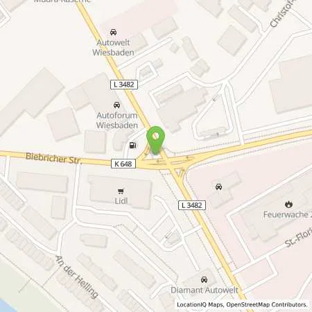 Standortübersicht der Tankstelle star Tankstelle in 55252 Mainz-Kastel