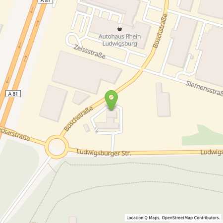 Standortübersicht der Benzin-Super-Diesel Tankstelle: Shell Asperg Ludwigsburger Str. 1 in 71679, Asperg