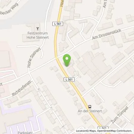 Standortübersicht der Tankstelle Esso Tankstelle in 58509 LUEDENSCHEID