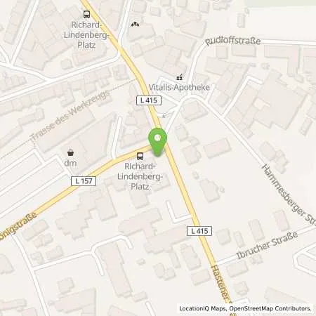 Standortübersicht der Tankstelle TotalEnergies Remscheid in 42855 Remscheid