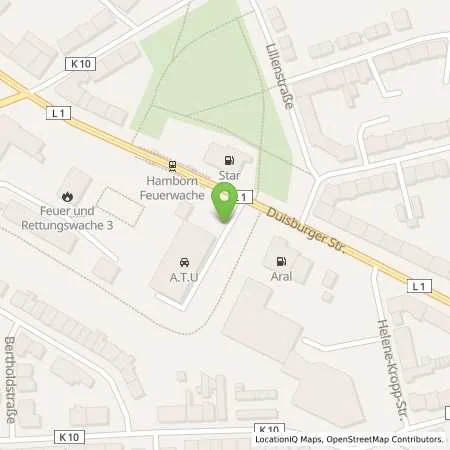 Standortübersicht der Tankstelle Aral Tankstelle in 47166 Duisburg