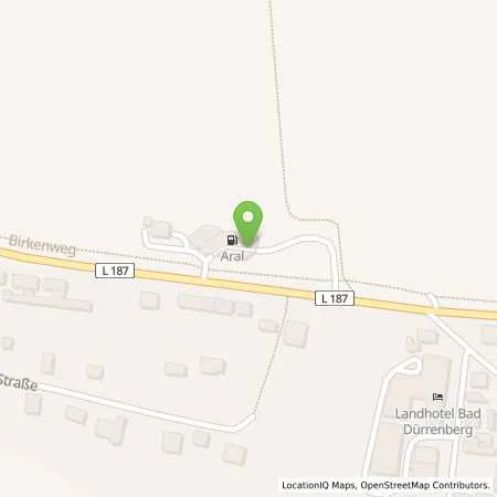 Standortübersicht der Tankstelle Aral Tankstelle in 06231 Bad Dürrenberg