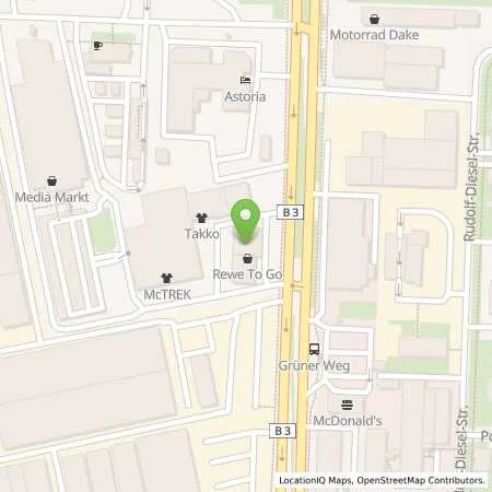 Standortübersicht der Tankstelle Aral Tankstelle in 37075 Göttingen