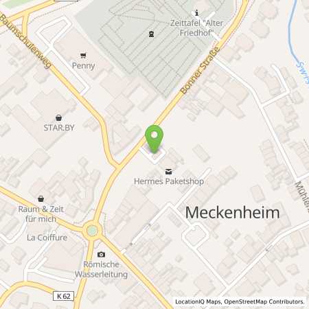 Standortübersicht der Benzin-Super-Diesel Tankstelle: Aral Tankstelle in 53340, Meckenheim