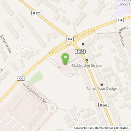 Standortübersicht der Tankstelle Gelsenkirchen, Cranger Str. 160 in 45891 Gelsenkirchen