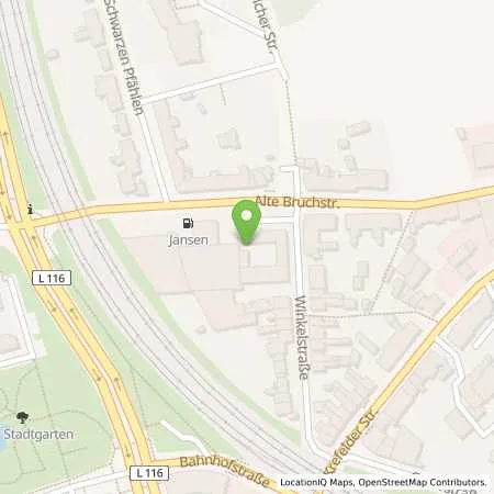 Standortübersicht der Tankstelle Heinrich Jansen GmbH & Co. KG in 41748 Viersen