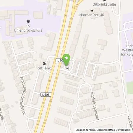 Standortübersicht der Tankstelle Automatentankstelle in 45894 Gelsenkirchen