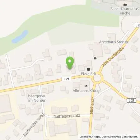 Standortübersicht der Tankstelle WIKING Sterup in 24996 Sterup