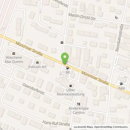 Standortübersicht der Tankstelle BK-Tankstelle Manfred Mühlberger in 83043 Bad Aibling