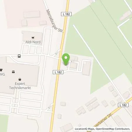 Standortübersicht der Tankstelle JET WEISSENFELS MERSEBURGER STR. 109 E in 06667 WEISSENFELS