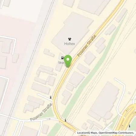 Standortübersicht der Tankstelle team Tankautomat Lübeck Posener Str. in 23554 Lübeck