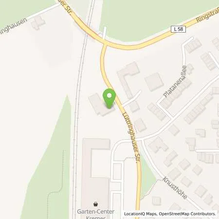 Standortübersicht der Tankstelle Aral Tankstelle in 42897 Remscheid