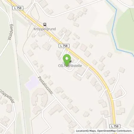 Standortübersicht der Tankstelle OIL! Tankstelle Detmold in 32760 Detmold