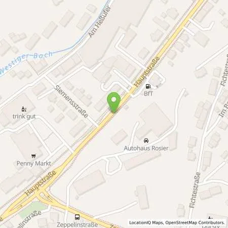 Standortübersicht der Tankstelle bft-Station Zemir Avdibegovic in 58675 Hemer