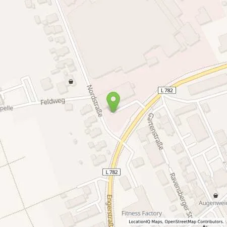 Standortübersicht der Tankstelle Werther, Nordstr. 2 in 33824 Werther