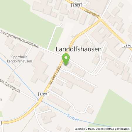 Standortübersicht der Benzin-Super-Diesel Tankstelle: Raiffeisen Warenhandel GmbH in 37136, Landolfshausen