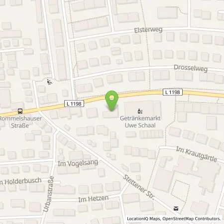 Standortübersicht der Tankstelle ENI in 70734 Fellbach