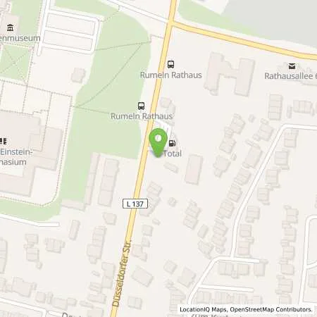 Standortübersicht der Tankstelle TotalEnergies Duisburg in 47239 Duisburg