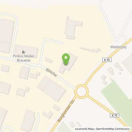 Standortübersicht der Tankstelle Pludra Tankstelle Laer in 48366 Laer