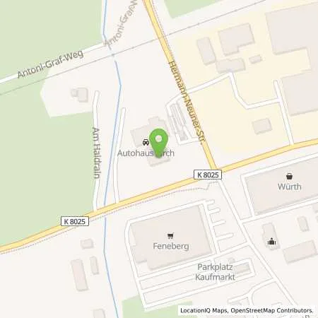 Standortübersicht der Tankstelle Esso Tankstelle in 88299 LEUTKIRCH