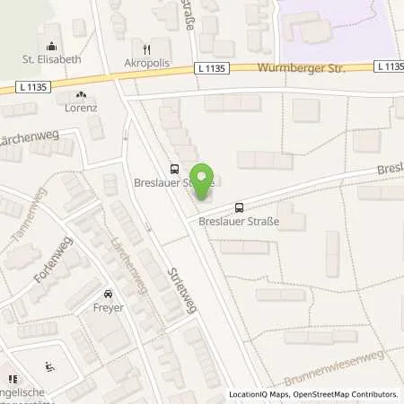 Standortübersicht der Tankstelle TotalEnergies Pforzheim in 75181 Pforzheim