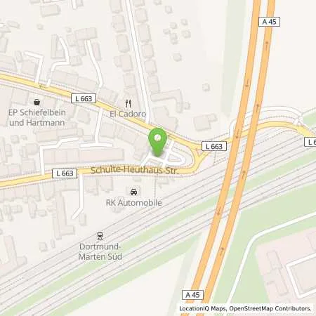 Standortübersicht der Tankstelle Aral Tankstelle in 44379 Dortmund