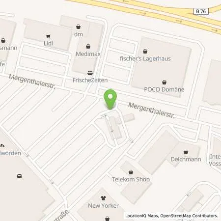 Standortübersicht der Tankstelle Supermarkt-Tankstelle SCHWENTINENTAL MERGENTHALER STR. 13 in 24223 SCHWENTINENTAL