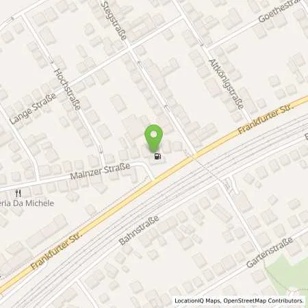 Standortübersicht der Tankstelle Esso Tankstelle in 65451 KELSTERBACH