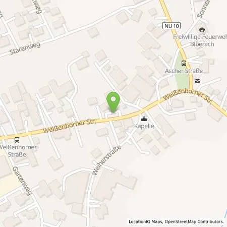 Standortübersicht der Tankstelle Pinoil in 89297 Roggenburg (Biberach)