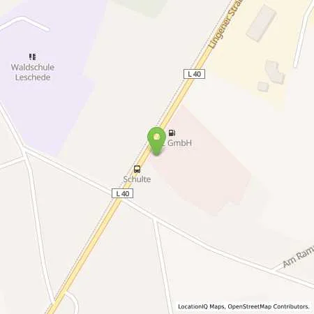 Standortübersicht der Tankstelle Pludra Tankstelle Emsbüren in 48488 Emsbüren