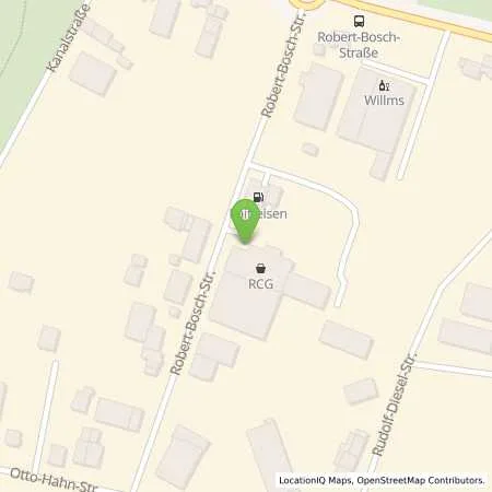 Standortübersicht der Tankstelle Raiffeisen Lüdinghausen eG in 59399 Olfen