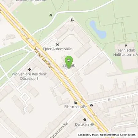 Standortübersicht der Tankstelle Sb Duesseldorf Koelner Landstr. 350 A in 40589 Duesseldorf