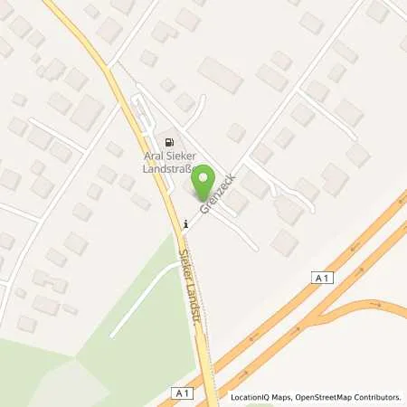 Standortübersicht der Tankstelle Aral Tankstelle in 22927 Großhansdorf