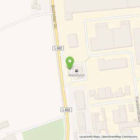 Standortübersicht der Tankstelle Dieter Bitters in 46499 Hamminkeln