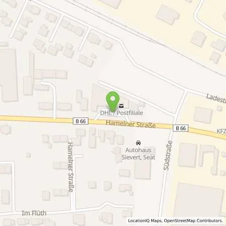 Standortübersicht der Tankstelle AVIA Tankstelle in 32683 Barntrup