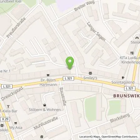 Standortübersicht der Tankstelle OIL! Tankstelle Kiel in 24105 Kiel