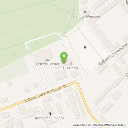 Standortübersicht der Tankstelle Shell Meerane Aeussere Crimmitschauer Str. 125 in 08393 Meerane