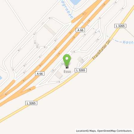 Standortübersicht der Benzin-Super-Diesel Tankstelle: Esso Tankstelle in 65439, FLOERSHEIM