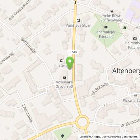 Standortübersicht der Benzin-Super-Diesel Tankstelle: star Tankstelle in 48341, Altenberge
