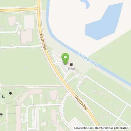 Standortübersicht der Tankstelle Esso Tankstelle in 18109 ROSTOCK